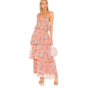 Revolve Nel Dress in Rose Floral x House of Harlow